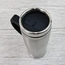 Caneca Copo Termico Inox 450ml Com Tampa - Yn44 Cor Prateado Prata Foto mini 2