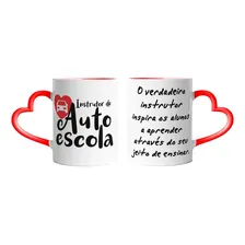 Caneca Coração Curso Instrutor De Auto Escola Coração Foto mini 1