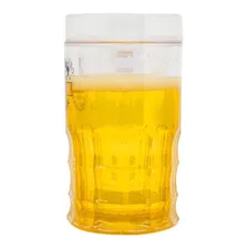 Caneca De Chopp AcrÃlico Divertida Cerveja Não Engorda 400ml Foto mini 3