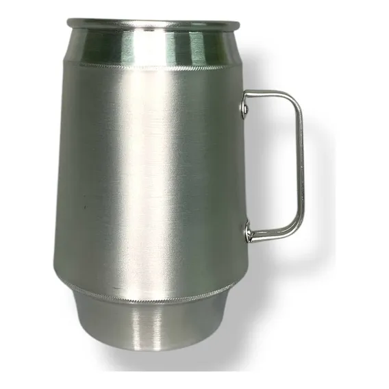 Caneca De Chopp Alumínio Ice Beer Lisa Congelante 500ml Foto 1