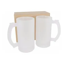 Caneca De Chopp Para Sublimação Jateada 475ml Foto mini 1