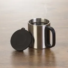 Caneca De Inox Com Tampa De Plástico, 180 Foto mini 3