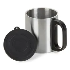 Caneca De Inox Com Tampa De Plástico, 180 Foto mini 1