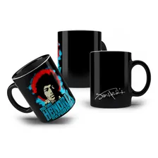 Caneca De Porcelana Fã Jimi Hendrix Rock Clássico Anos 60 70 Foto mini 3
