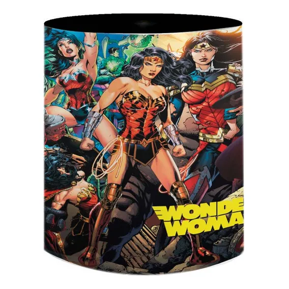 Caneca De Porcelana Mulher Maravilha Quadrinhos Filme 325ml Foto 1