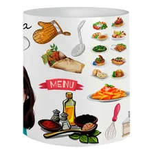 Caneca De Porcelana Personalizada Chefe Cozinha Avatar Nome Foto mini 3
