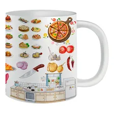 Caneca De Porcelana Personalizada Chefe Cozinha Avatar Nome Foto mini 4