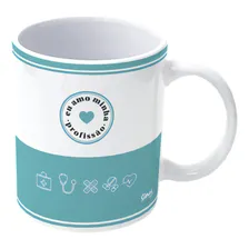 Caneca De Porcelana Profissões - Farmácia Foto  mini 1