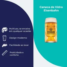 Caneca de Vidro Eisenbahn, Caneca Chopp 610ml, Ruvolo Foto mini  3