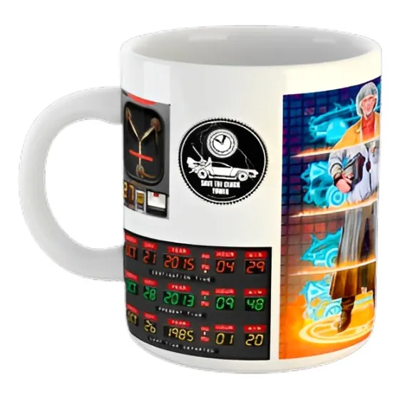 Caneca De Volta Para Futuro Outatime Foto 1