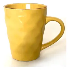 Caneca Diamante Xicara Cores Cerâmica Detalhes Fosco 270ml Cor Amarelo Foto mini 3