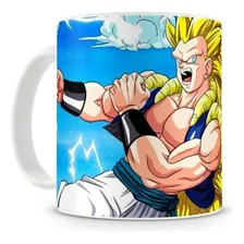 Caneca Dragon Ball Goku Super Sayajin Cor Branco Foto mini 3