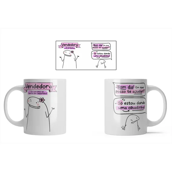 Caneca Engraçada Flork Profissão Veterinário Foto 1