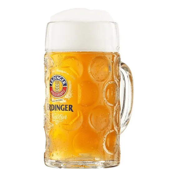 Caneca Erdinger Vidro Personalizada 500ml Foto 1