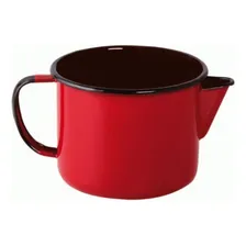 Caneca Esmaltada Com Bico Cor Vermelha 1l Ewel Cor Vermelho Vermelho Foto mini 1