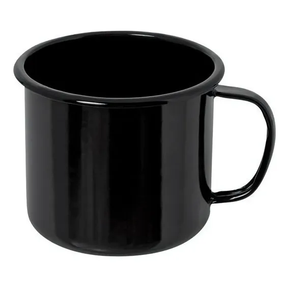 Caneca Esmaltada Nº4.5 Ewel - Preta Foto 1
