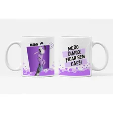 Caneca Filme Divertidamente Personalizada Medo 325ml Foto mini 1