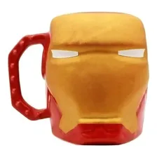 Caneca Formato 3d Iron Man Homem De Ferro 400ml Avengers Foto mini 2