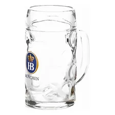Caneca Hb Hofbrau Vidro Personalizada 500ml Foto mini 3