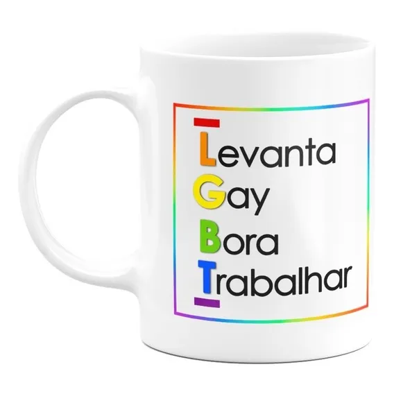 Caneca Lgbt - Levanta Gay Foto 1