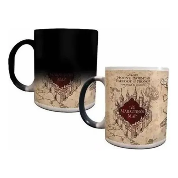 Caneca Mágica Harry Potter Mapa Do Maroto Foto 1