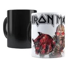 Caneca Mágica Iron Maiden Banda De Rock TermossensÃvel Foto mini 1