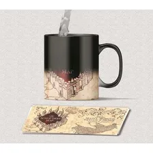 Caneca Magica Porcelana Harry Potter Mapa Maroto 325ml Foto mini 1