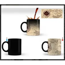 Caneca Magica Porcelana Harry Potter Mapa Maroto 325ml Foto mini 2