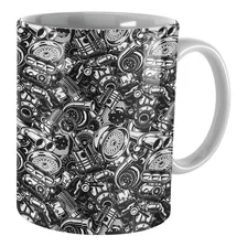 Caneca Mecânico Oficina Do Motor Carro Presente Foto  mini 1