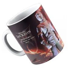 Caneca Michael Jackson - Capa Do Álbum History Cor Branco Michael Jackson - History Foto  mini 1