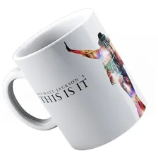 Caneca Michael Jackson - Capa Do Disco This Is It Cor Branco Foto mini 1