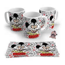 Caneca Mickey Meu Crush Disney Foto mini  3