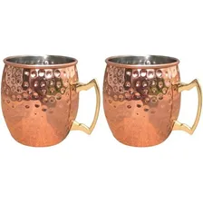 Caneca Moscow Mule Impermeabilizada Cobre Martelada 500 Foto mini 1