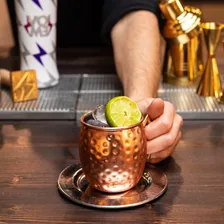 Caneca Moscow Mule Impermeabilizada Cobre Martelada 500 Foto mini 4