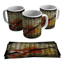 Caneca Músico Violoncelista Violoncelo Partitura 325ml Foto mini 1