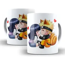 Caneca Naruto E Hinata Casal Apaixonado Anime Presente Hoje Cor Branco Foto mini 1