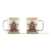 Caneca Nossa Senhora Aparecida - Flores Foto  mini 1