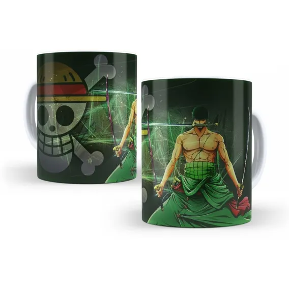 Caneca One Piece Roronoa Zoro Personalizada Foto 1