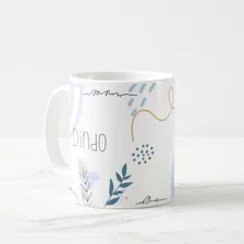 Caneca Padrinhos Personalizada 325ml Batismo Casamento Cor Branco Dindo Foto mini 3