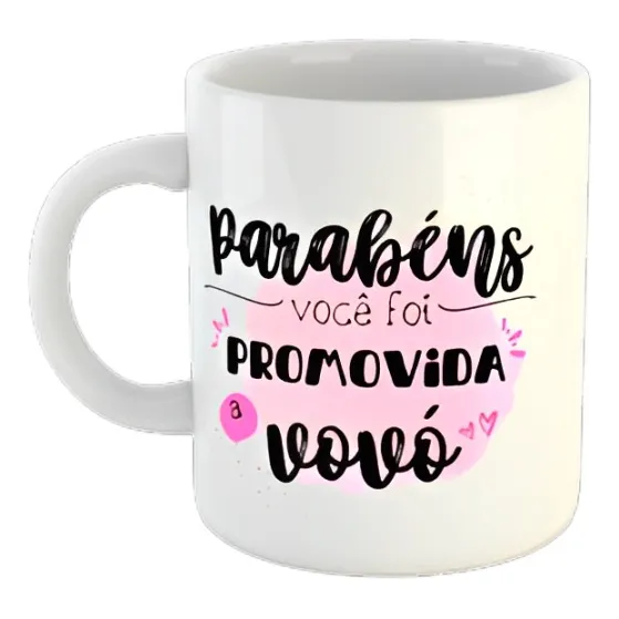 Caneca Parabéns Vovó C32 Foto 1