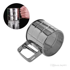 Caneca Peneira E Polvilhador Açúcar Farinha Canela Aço Inox Foto mini 3