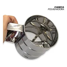 Caneca Peneira Polvilhadora Em Aço Inox - 250g Foto mini 4