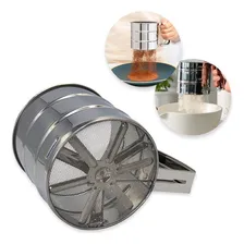 Caneca Peneira Polvilhadora Em Aço Inox - 250g Foto mini  3