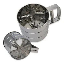 Caneca Peneira Polvilhadora Em Aço Inox - 250g Foto  mini 1