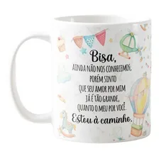 Caneca Personalizada Anunciar Gestação Estou Chegando Bisavó Foto mini 1
