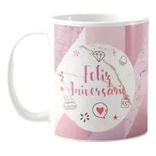 Caneca Personalizada Feliz Aniversário Pronta-entrega Foto mini 1