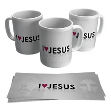 Caneca Personalizada Gospel I Love Jesus Eu Amo Jesus 325ml Foto mini 1