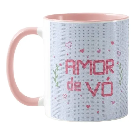 Caneca Personalizada Lembran莽a Av贸 Amor De V贸 Foto 1