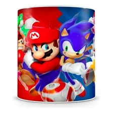 Caneca Personalizada Porcelana Sonic Modalidades Olímpicas Foto mini 2