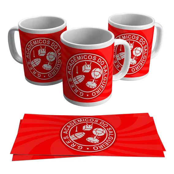 Caneca Personalizada Salgueiro Escola Samba Carnaval 325ml Foto 1